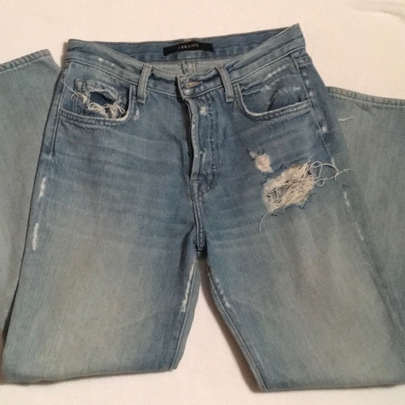 J Brand Ivy High Rise Crop Straight Arcane Jeans sz 23 - Picture 14 of 16